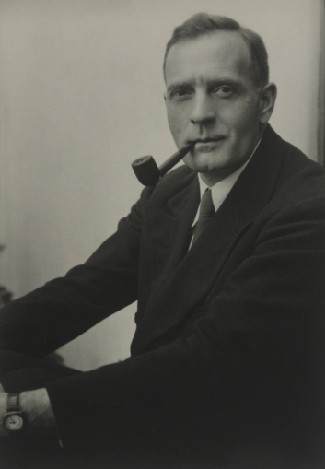 Photograph of Edwin Hubble.