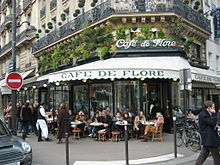 An image of Café de Flore in Paris. 