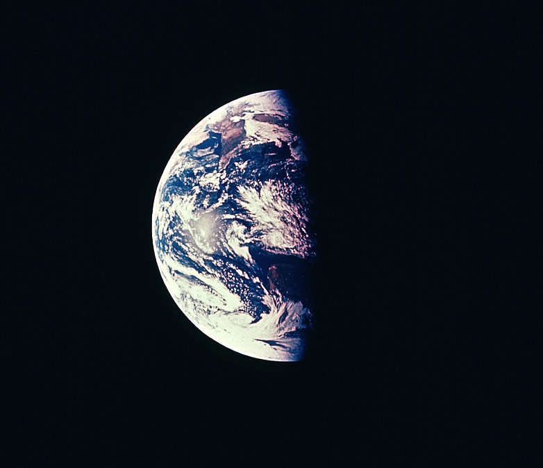 daytime view of earth nasa