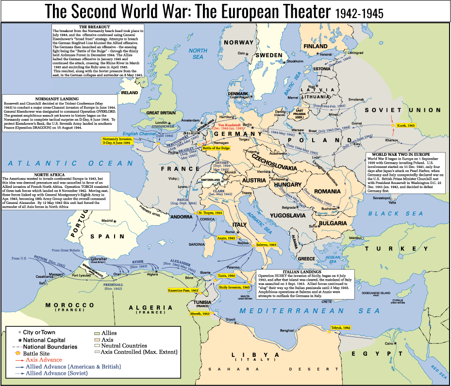 Victory in the European Theater | U.S. History II: 1877 to Present