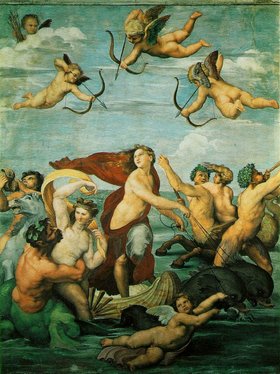 Raphael, Galatea, fresco, 1512. Villa Farnesina, Rome. 