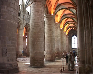 Romanesque Pillars, Gloucester
