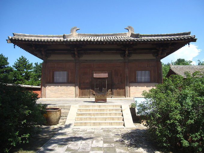 Exterior view of the temple.