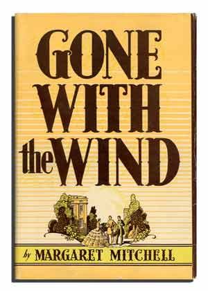 The first edition cover of Gone With the Wind