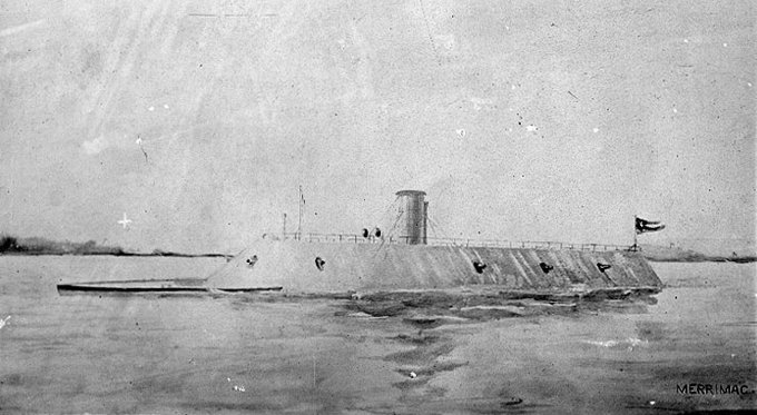 An image of the CSS Virginia