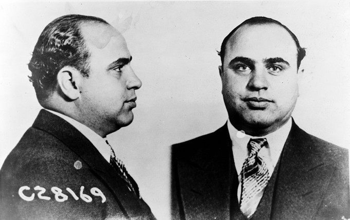Mug shot of Al Capone