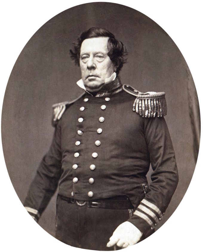 Photo portrait of Commodore Matthew Calbraith Perry