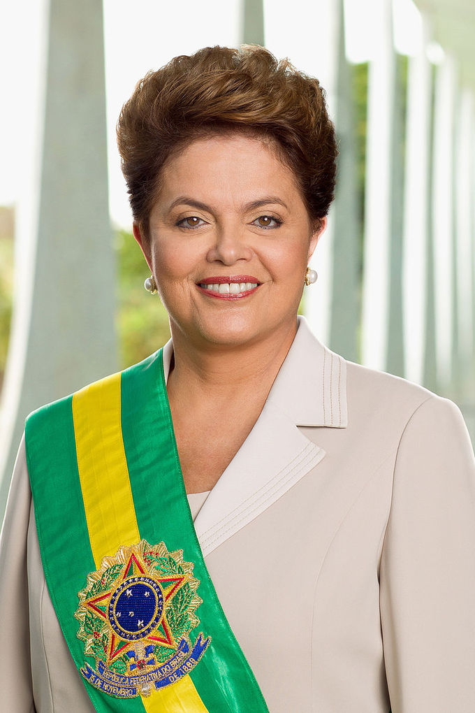 Photo of President Dilma Rousseff (2011-2016).