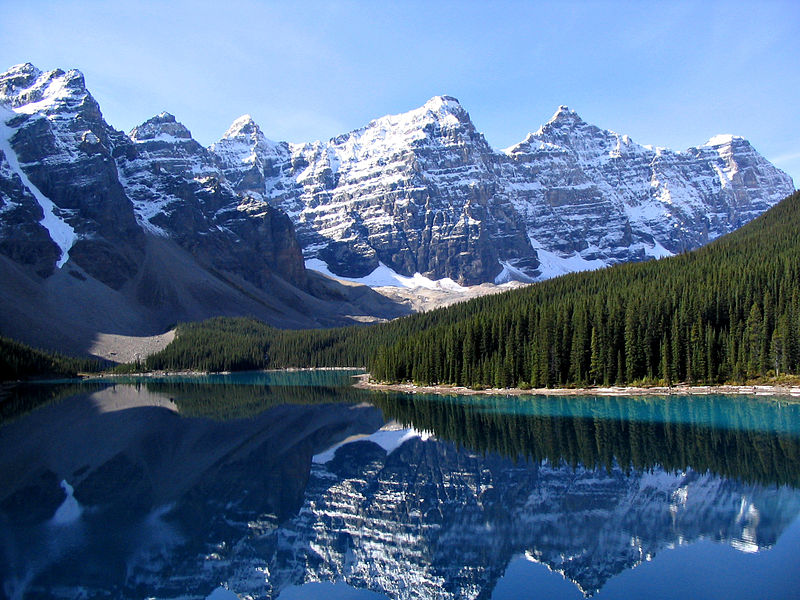 Valley of the Ten Peaks and Moraine Lake