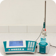 A pH meter can be used for rapid, accurate determinations of pH