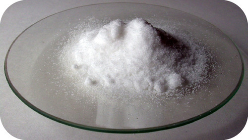 Calcium nitrate dissociates into calcium ions and nitrate ions in water
