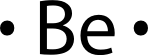 Electron dot diagram for beryllium