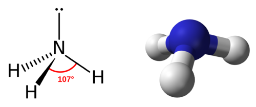 Structure of ammonia