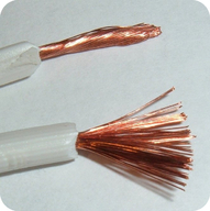 Copper in copper wire
