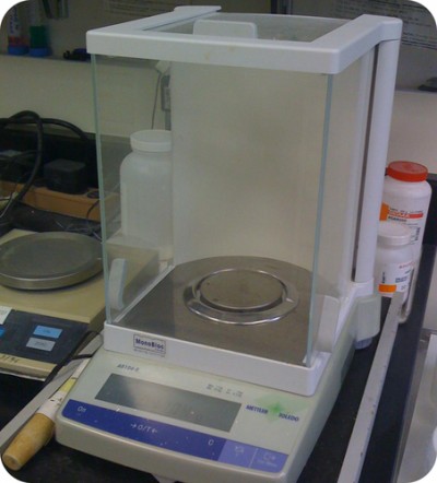 Gravimetric analysis used to be used to determine the amount of ion present in a solution