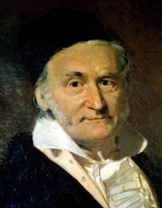 painting of Gauss