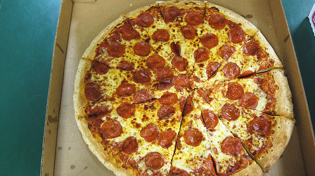 Pepperoni Pizza in box