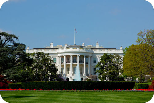 Photograph of the white house