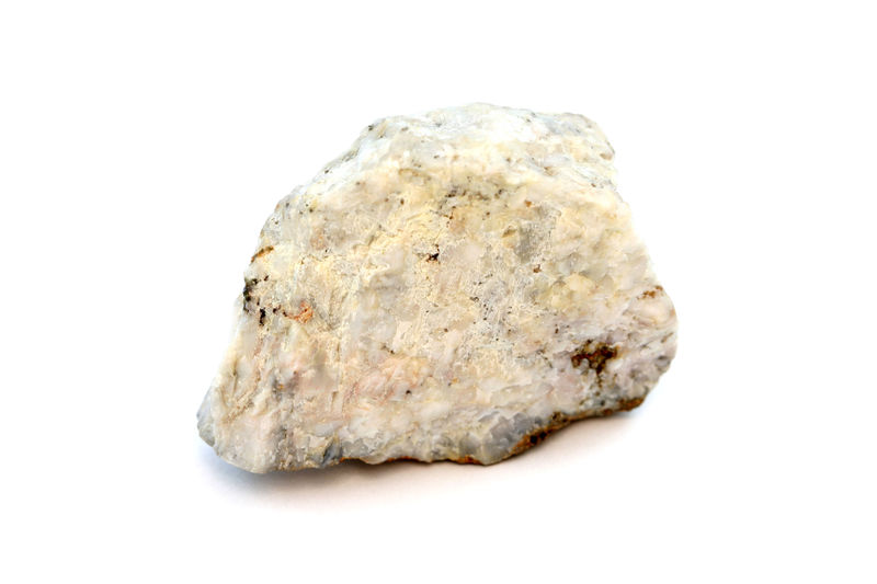 Dolostone, a speckled, light stone