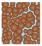 Figure 3. Video showing how connected pores have high permeability and can transport water easily. Note that some pores are isolated and cannot transport water trapped within them.