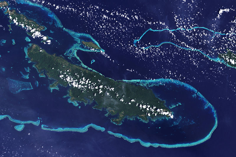Reefs off Vanatinai in the Louisiade Archipelago.