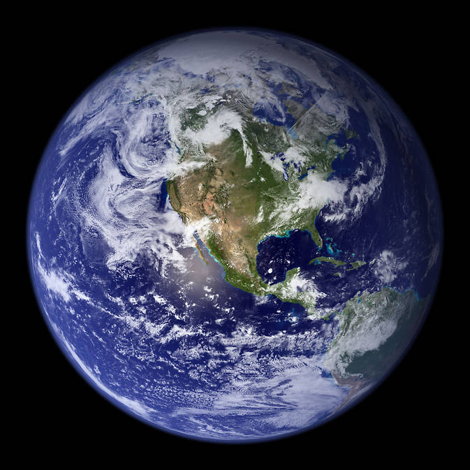 Earth as seen from Apollo 17