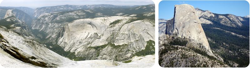 Figure 3. California’s Sierra Nevada is intrusive igneous rock exposed at Earth’s surface.