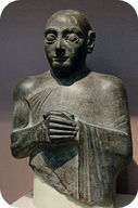 Figure 9. This diorite statue was made in approximately 2120 BC.
