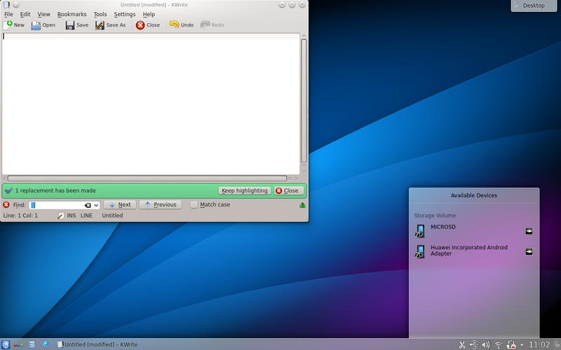 KDE Plasma Desktop