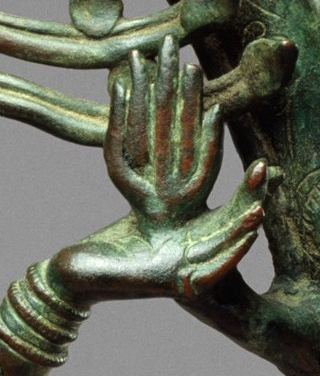 Upper left hand (detail, Shiva as Lord of the Dance) Upper left hand (detail, Shiva as Lord of the Dance)