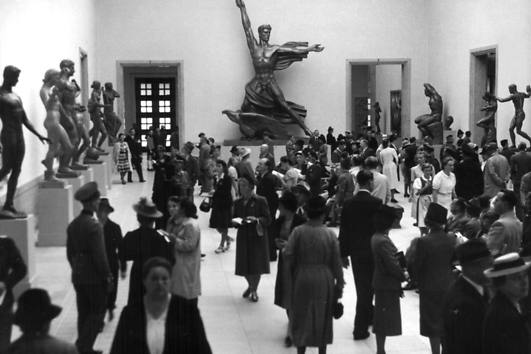 View of sculpture exhibited at the Haus of German Art, n.d.