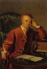 Drawing of George Frideric Handel