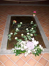 Bach's grave, St. Thomas Church, Leipzig