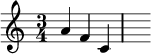 3:4 time signature