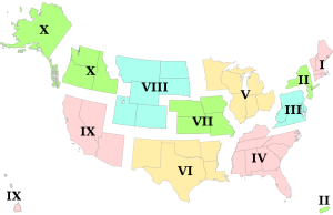 US Federal Regions