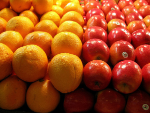 Oranges and apples