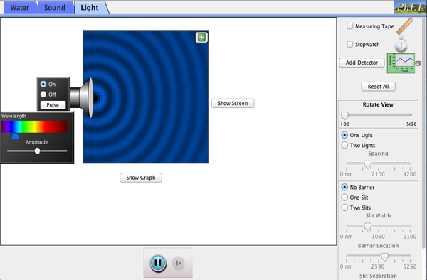 Wave Interference screenshot.