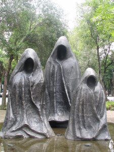 Statues of ghosts