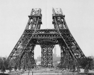 Eiffel Tower, Start of construction of second stage, May 1888
