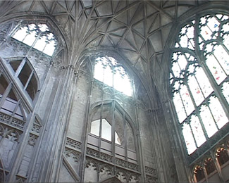 Gothic Windows and Vaults, Gloucester Cathedral Gothic Windows and Vaults, Gloucester Cathedral