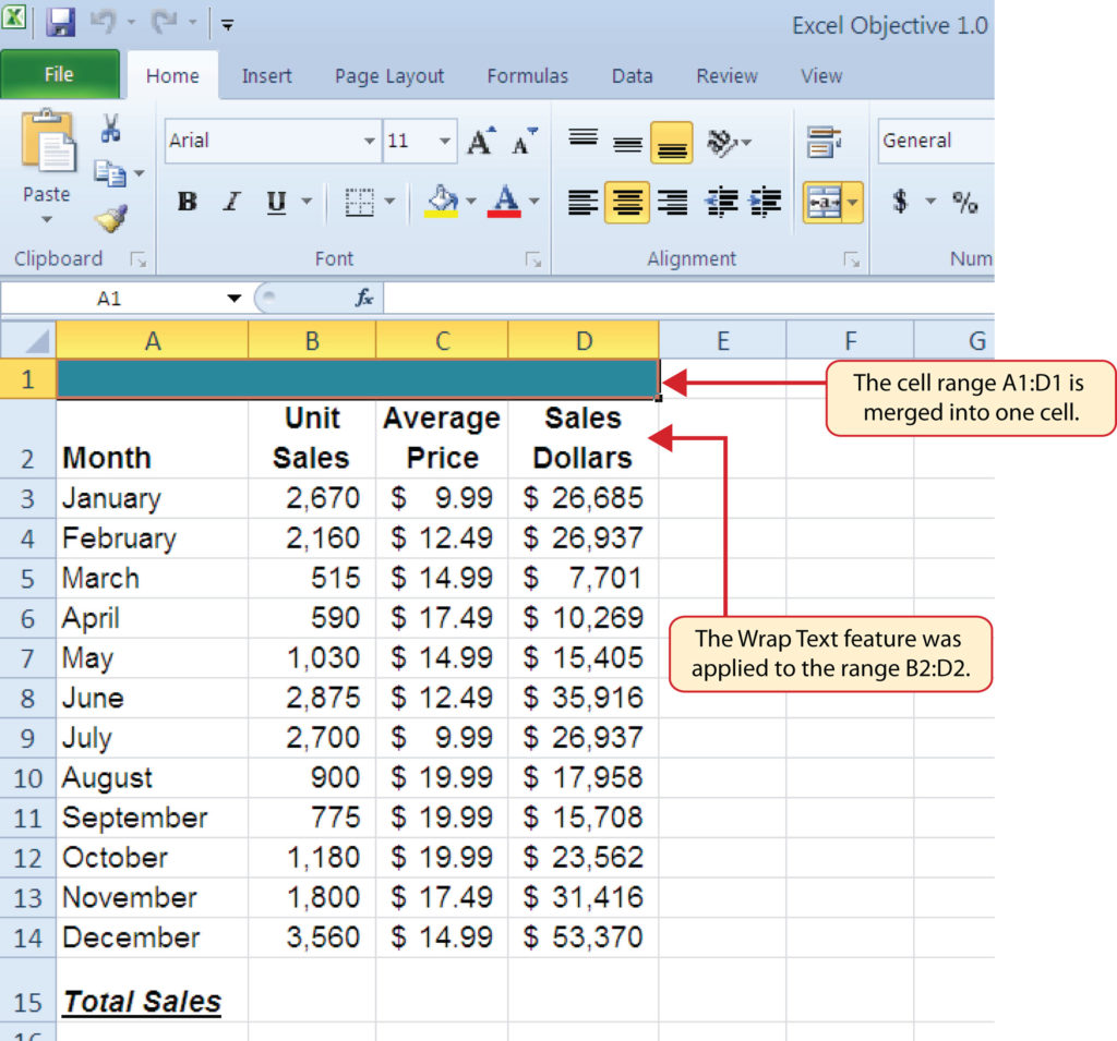 Unit 1: Excel Fundamental 