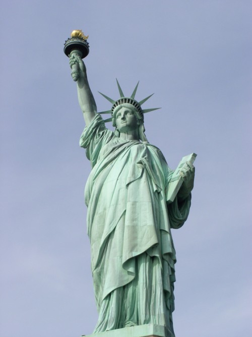 A photo of the Statue of Liberty.