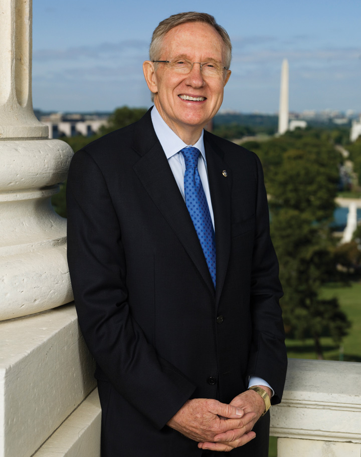 Official photo of Senator Harry Reid.
