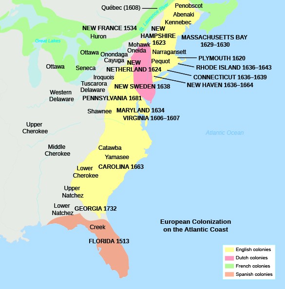 map of early north american settlements        <h3 class=