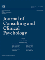 Cover of the Journal of Consulting and Clinical Psychology
