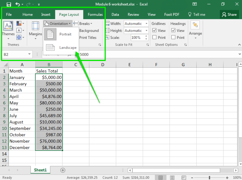 Viewing a Worksheet Computer Applications for Managers