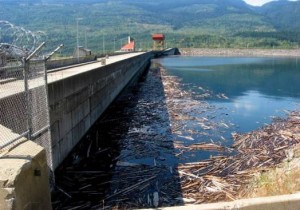 Revelstoke Dam and Revelstoke Lake