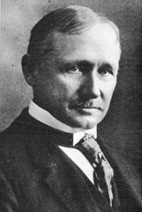 A headshot of Frederick Winslow Taylor
