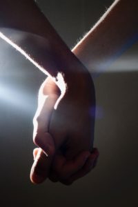 holding hands photo