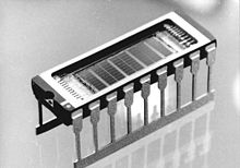 Photo of a megabit chip
